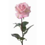 Rosa de plástico AMELIE, rosa, 70cm, Ø8cm