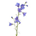 Campanilla de plástico GISELA, azul, 65cm, Ø5cm