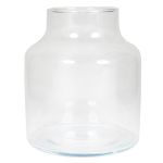 Florero de vidrio SIARA, transparente, 20cm, Ø16,8cm