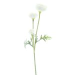 Rama artificial de ranúnculos TRITO, color crema, 35cm
