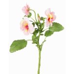 Rama artificial de pensamientos SIANIE, rosa, rosa-fucsia-amarillo, 35cm, Ø5-6,5cm