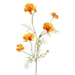 Rama artificial de cosmea PONGAU, naranja, 70cm, Ø5-7cm