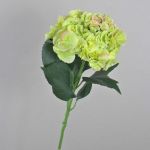 Flor artificial hortensia ANGELINA, verde crema, 70cm, Ø23cm
