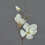 Magnolia de plástico MALBINE, crema, 50cm, Ø6-10cm