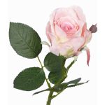 Rama de rosa artificial VRONI, rosa, 30cm, Ø6cm