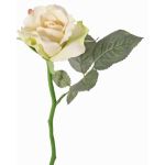Rosa de plástico ELLI, crema-rosa, 30cm, Ø6,5cm