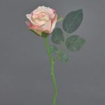 Rosa de plástico ELLI, rosa, 30cm, Ø6cm