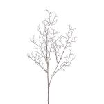 Rama artificial de coral ZORVEK, efecto helado, blanco-marrón, 70cm