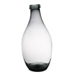 Jarrón de cristal OMAIA, reciclado, transparente, 37cm, Ø19cm