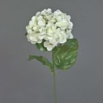 Hortensia de plástico MONA, crema, 70cm, Ø16cm
