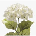 Hortensia de plástico MONA, crema, 70cm, Ø16cm