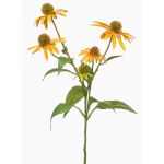 Rama artificial de equinacea MILROV, amarilla, 75cm
