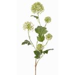 Rama artificial de viburnum TENSHI, verde, 90cm, Ø5-10cm