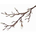 Rama textil de magnolia ASANI, blanca, 70cm