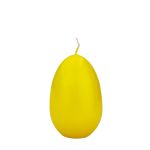 Vela de huevo de Pascua LEONITA, amarillo, 9cm, 6cm, 16h - Made in Germany