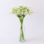 Ramo de gypsophila textil CECILIA, blanco, 30cm, Ø17cm