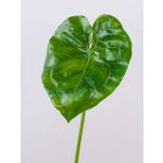 Hoja decorativa de anthurium GÜLSAH, verde, 65 cm
