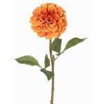 Flor artificial de dalia BREDANA, naranja, 60cm, Ø11cm