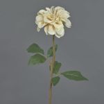 Flor artificial de dalia BREDANA, beige, 60 cm, Ø 11 cm