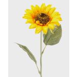 Girasol artificial SILJA, amarillo-naranja, 65cm, Ø13cm