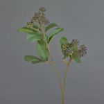 Künstlicher Hartriegel Zweig PANGO mit Knospen, dunkellila, 70cm