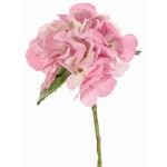 Hortensia artificial CHIDORI, rosa-crema, 30 cm, Ø 13 cm