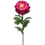 Flor artificial de crisantemo LAZO, fucsia, 75cm