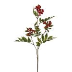 Rama artificial de serbal FRALIM con bayas, roja, 85 cm