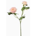 Dekozweig Ranunkel Blumenzweig FLORANCE, rosa-lachs, 45cm