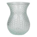 Jarrón de cristal LAUMA con diseño, transparente, 19 cm, Ø 14 cm