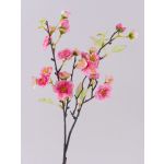 Rama artificial de cerezo SOEY con flores, rosa-fucsia, 45cm, Ø2-4,5cm
