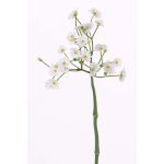 Margarita de plástico BELINA, blanca, 30cm, Ø1-1,5cm