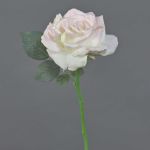 Rosa sintética QUINZY, rosa pálido, 30cm, Ø12cm