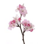 Rama decorativa de manzano en flor OCHUKO, floración, rosa-blanco, 35cm