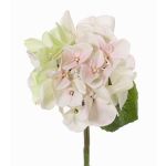 Hortensia de plástico CHIDORI, rosa-crema, 30cm, Ø13cm