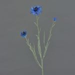 Flor de aciano plástico KELSIE, azul, 70cm, Ø4cm