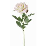 Rosa textil JANINE, rosa pálido, 70cm, Ø12cm