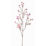 Flor de cera de plástico NIANG, rosa-fucsia, 80cm, Ø1,5-2,5cm