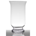 Portavelas para mesa LEA EARTH con pie, cilíndrico/redondo, transparente, 25cm, Ø15cm