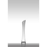 Jarrón de cristal fino PATTY EARTH, transparente, 35cm, Ø7cm