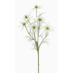 Comino negro de plástico SEVIN, blanco-verde, 65cm, Ø6cm