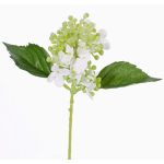 Hortensia artificial CHABY, blanco-verde, 30cm, Ø9cm