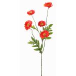Amapola artificial KEIRA, naranja, 65cm, Ø5cm