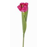 Tulipán de plástico ROMANA, fucsia, 45cm, Ø6cm
