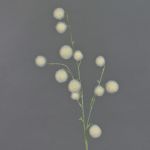 Allium artificial ornamental EMRAH, crema, 80cm, Ø2-4cm