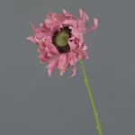 Girasol de plástico JANIKA, fucsia, 60cm, Ø12cm