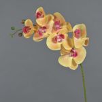 Rama de orquídea Phalaenopsis de imitación NEITH, naranja-rosa, 85cm