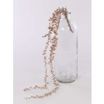Colgante de senecio de plástico SKERPA, varilla, champán, 75cm