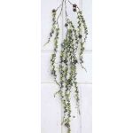 Kunst Lärchenhänger WINTHIR, Zapfen, beschneit, grün, 100cm