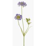 Scabiosa artificial ANDIA, azul-lila, 80 cm, Ø 8-10 cm